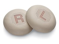 Poly - Coussinet pour casque - similicuir - sable (pack de 2) - pour Poly Blackwire 7225 85S16AA