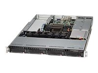 Supermicro SC819 TQ-R700WB - Rack-montable - 1U - SATA/SAS - hot-swap 750 Watt - noir CSE-819TQ-R700WB