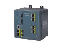 Cisco Industrial Ethernet 3000 Series - Commutateur - C2+ - Géré - 4 x 10/100 + 2 x SFP Gigabit combiné - Montage sur rail DIN - reconditionné IE-3000-4TC-RF