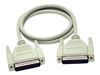 C2G - Rallonge de câble série / parallèle - DB-25 (M) pour DB-25 (F) - 1 m - moulé, vis moletées 81396