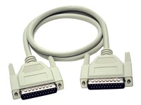 C2G - Câble série / parallèle - DB-25 (M) pour DB-25 (M) - 2 m - moulé, vis moletées 81388