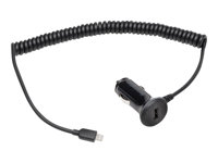 Kensington PowerBolt 3.4 Dual Port Fast Charge Car Charger - Adaptateur d'alimentation pour voiture - 2.4 A - 2 connecteurs de sortie (USB, Lightning) - noir - pour Apple iPad/iPhone/iPod (Lightning) K39794WW