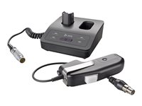 Poly CA22CD-DC - adaptateur de casque micro PTT sans fil « appuyez pour parler » - double canal, DECT, 1 880 - 1 900 MHz, avec batterie 8K7H5AA#ABB